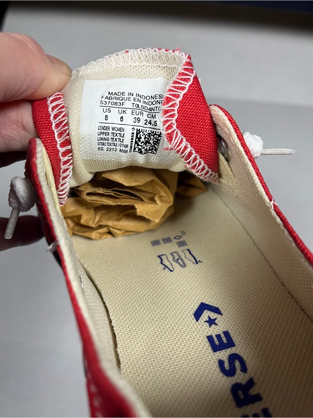 Converse Women’s Chuck Taylor All Star Shoreline Slip-on Canvas Sneakers 8 NWOT - Picture 12 of 13